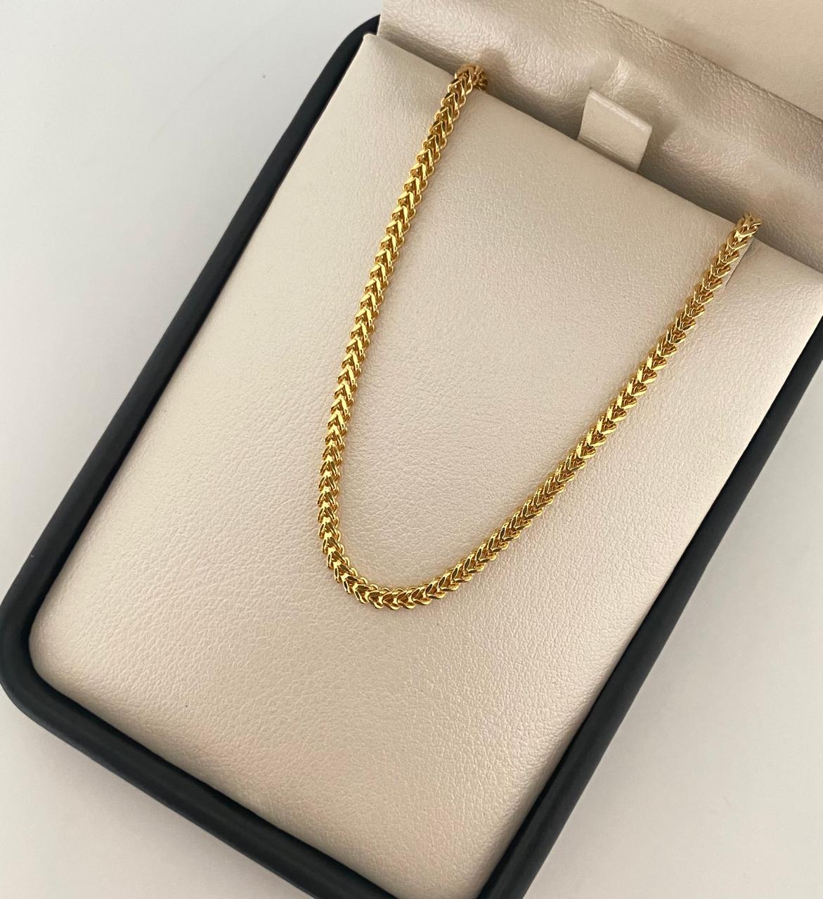 Pulso It franco Oro amarillo 18k +1 / 2,65 Gr / 2,4 mm / 17 Cm